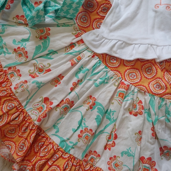 Boutique top , skirt & ruffle leggings - Picture 3 of 5